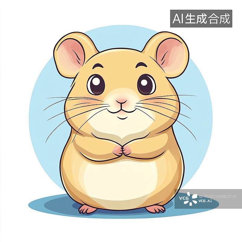 【AI数字艺术】可爱的小仓鼠图片素材