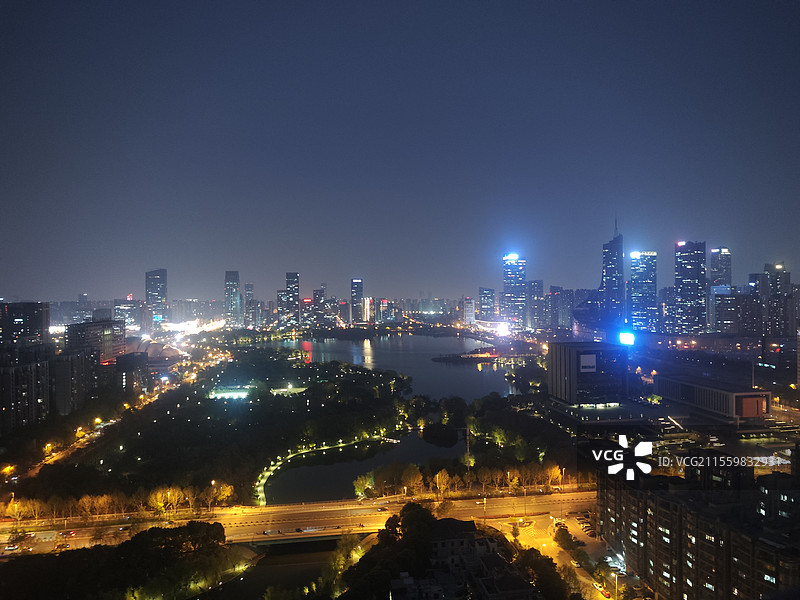合肥夜景图片素材
