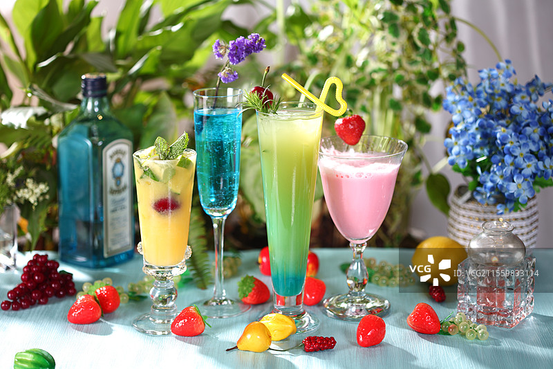 夏日清新手工饮品图片素材