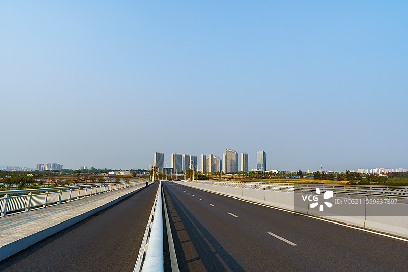 北海市66号赶海基地周边城市景色图片素材