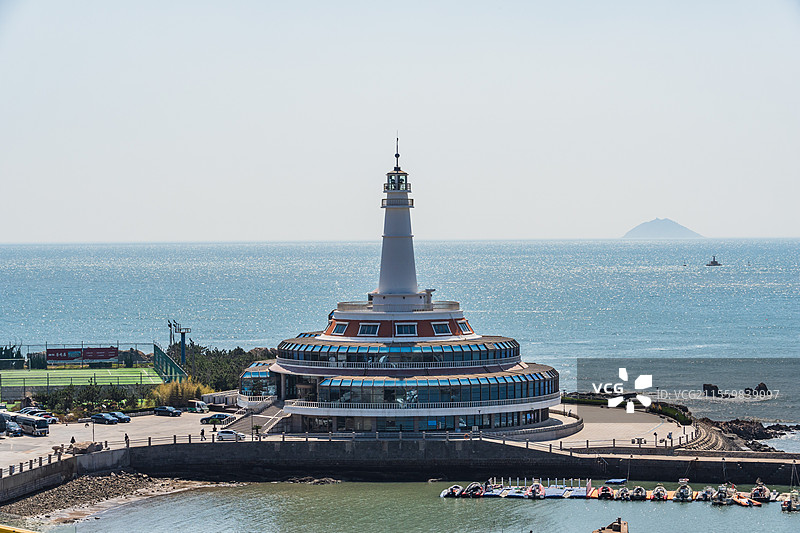 青岛极地海洋世界灯塔图片素材