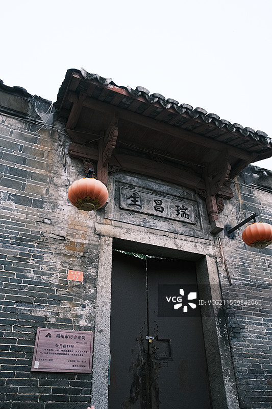 赣州古城灶儿巷图片素材