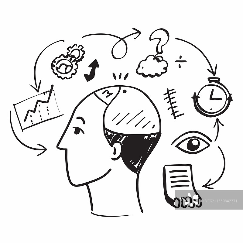 资源短缺概念的项目经理图片素材