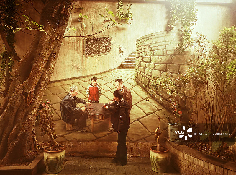 老街口.重庆.中山四路图片素材