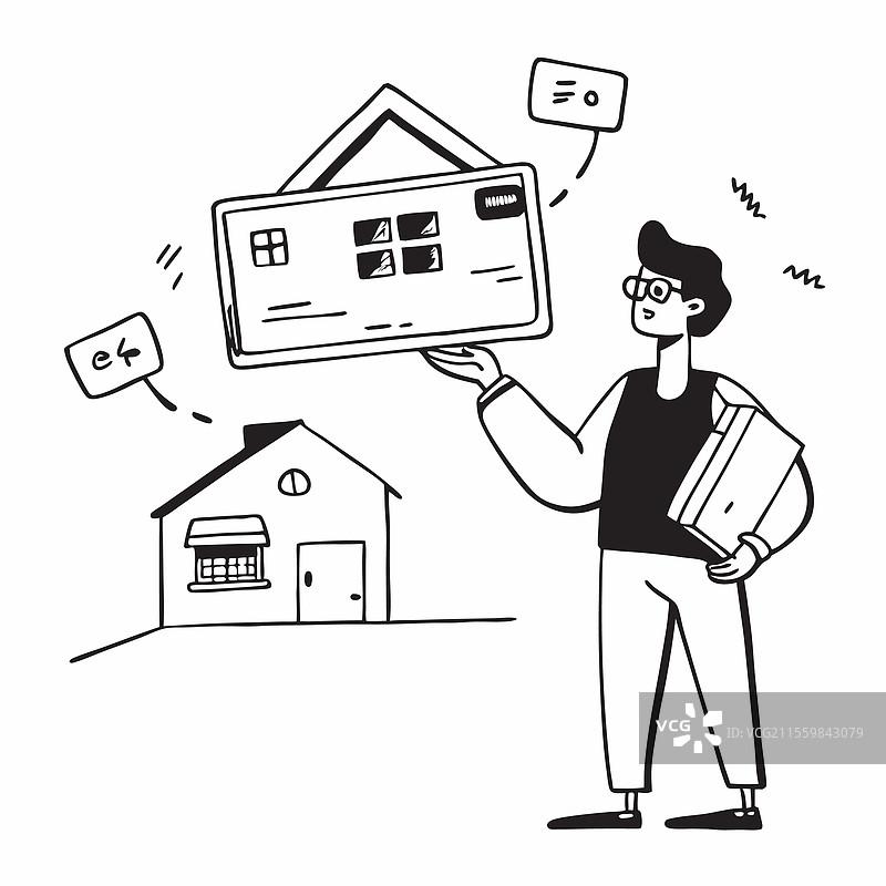 房地产大使展示样板房图片素材