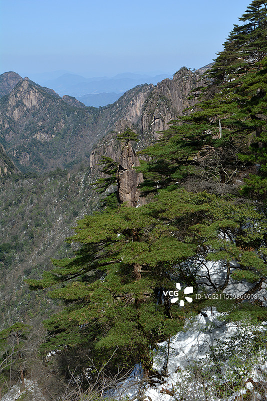 黄山梦笔生花图片素材