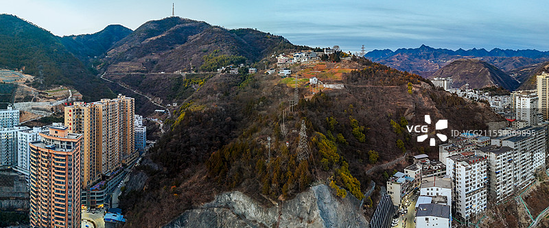 白河县 江岸路 王家坡 汉江 城市图片素材