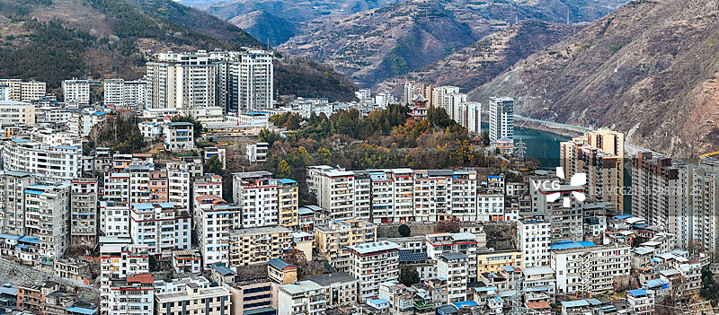 白河县 江岸路 王家坡 汉江 城市图片素材