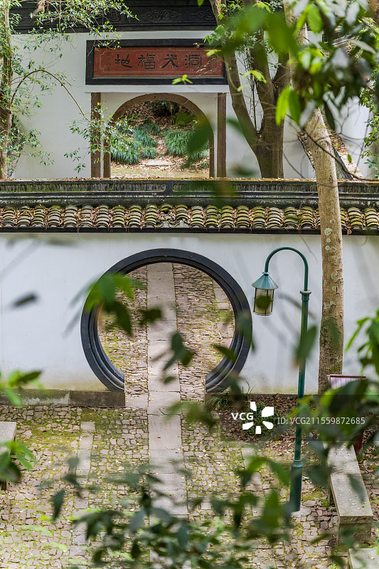 杭州西湖风景区-紫云胜境图片素材