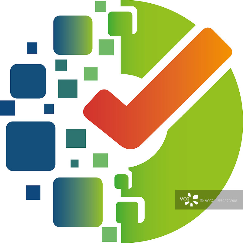 测验标志图标符号扁平卡通色彩图片素材