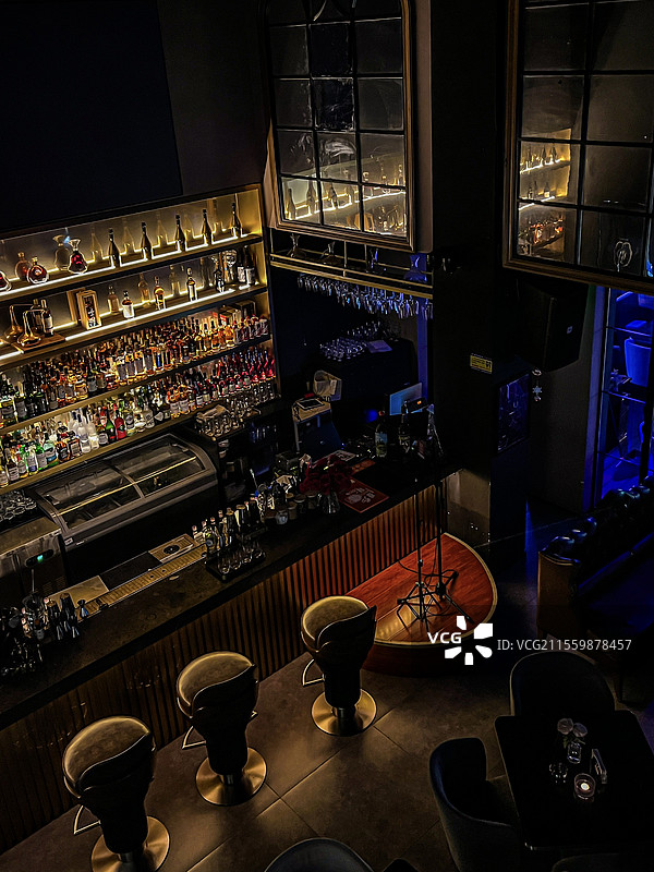 广州氛围感酒吧图片素材