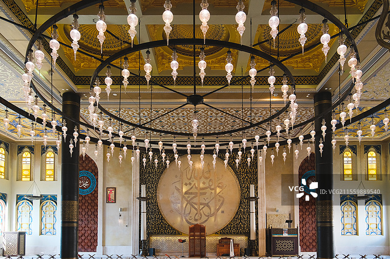 卡塔尔卡塔拉文化村，卡塔拉清真寺 Katara Mosque图片素材