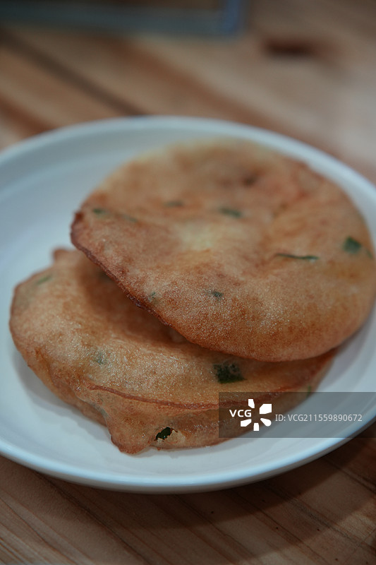 长汀小吃-泡猪腰+拌面+灯盏糕+春卷图片素材