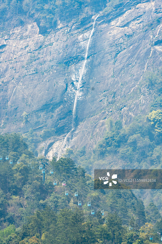 庐山秀峰瀑布图片素材