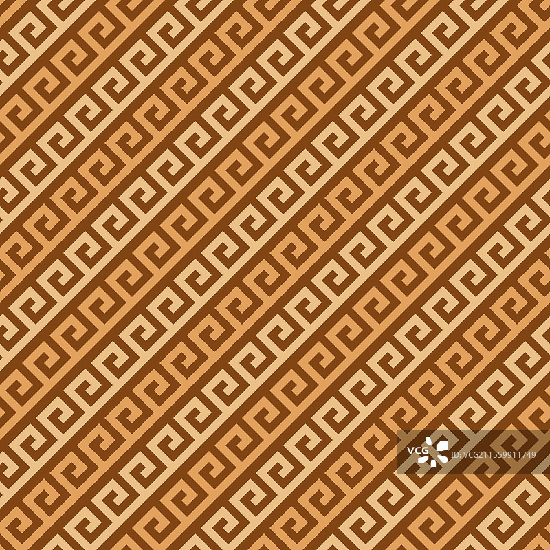希腊钥匙图案的希腊风格无缝背景图片素材