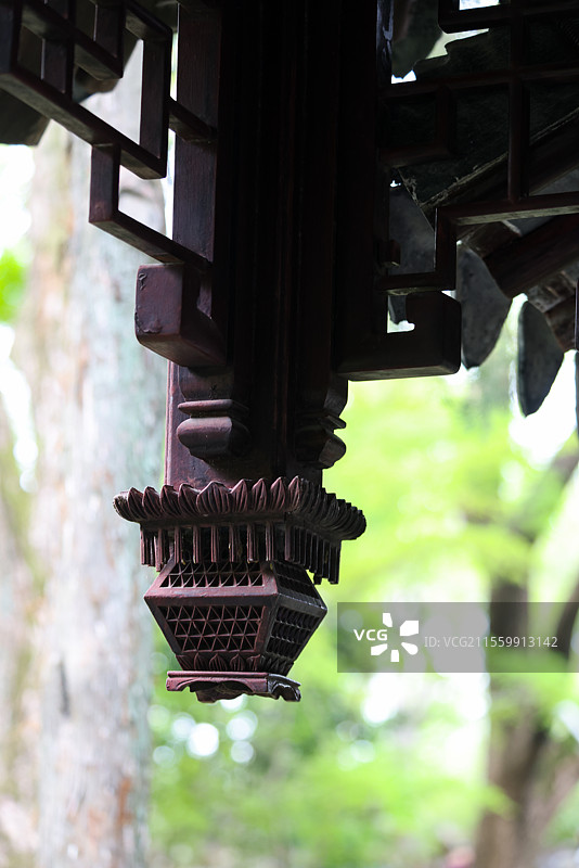 苏州古典园林之留园的各种门图片素材