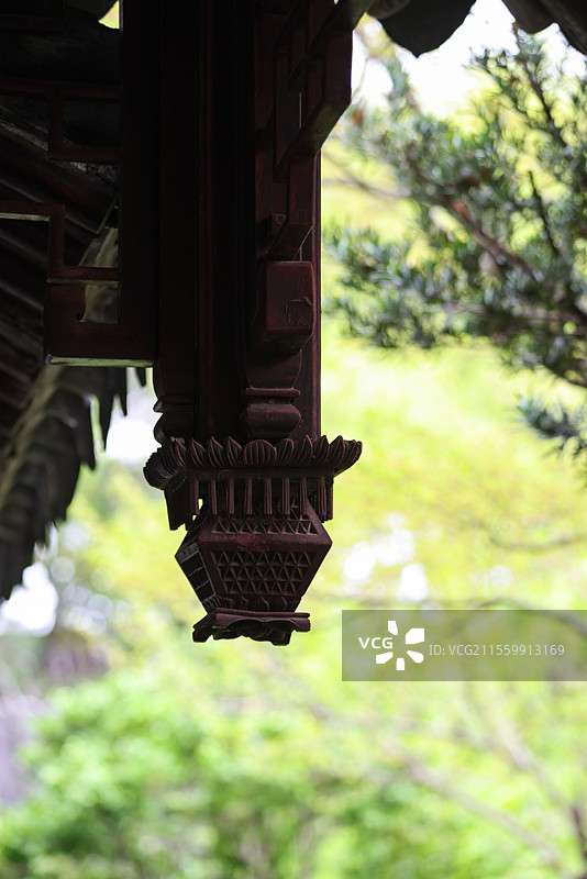 苏州古典园林之留园的各种门图片素材