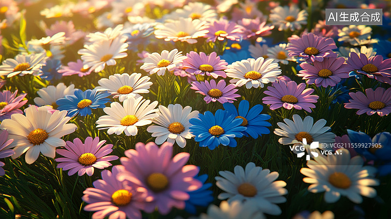 【AI数字艺术】盛开的鲜花图片素材