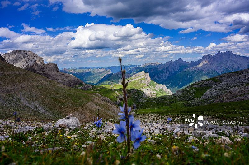 人间仙境扎尕那图片素材