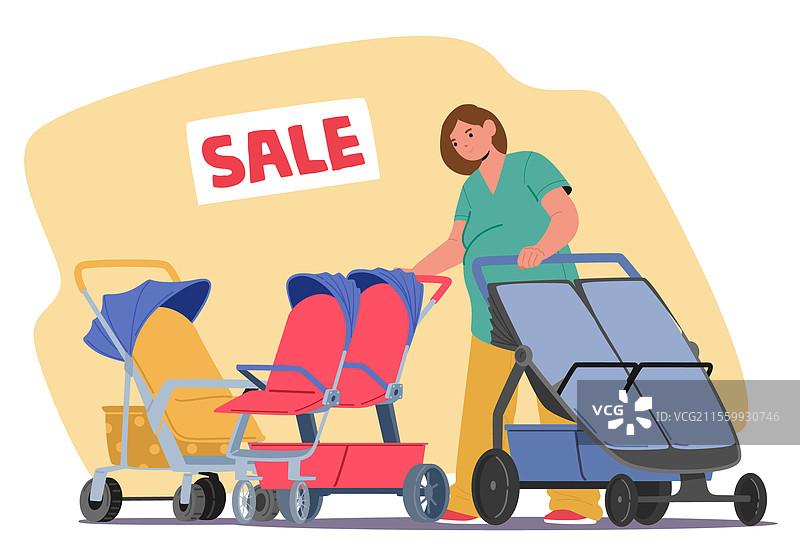 怀孕的卡通人物在选择图片素材