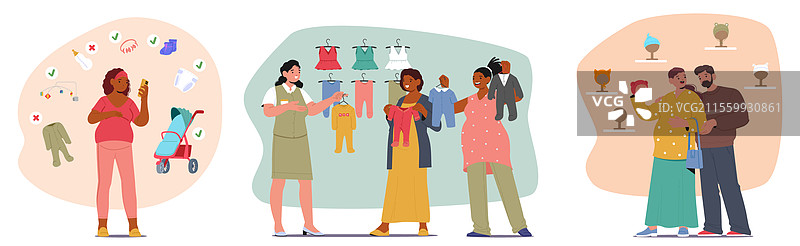 怀孕的女人与最好的已婚女友独处图片素材