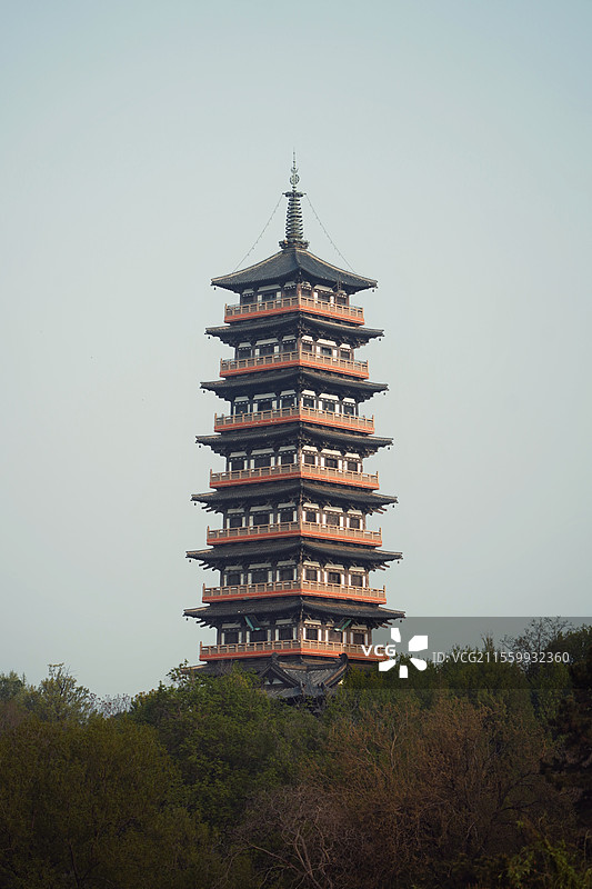 扬州市光明寺栖灵塔图片素材