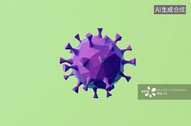 【AI数字艺术】病毒图片素材