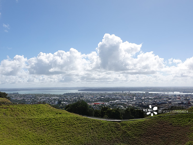 奥克兰伊甸山绝美风光图片素材