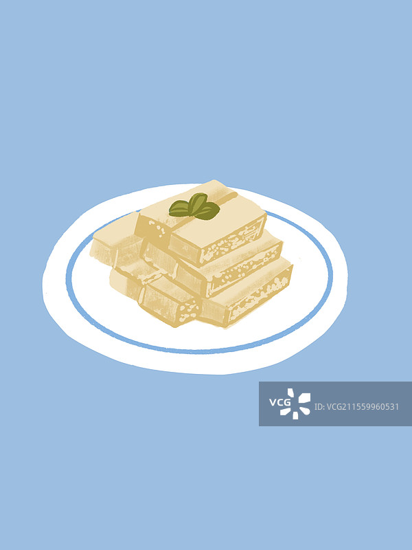 椰子糕图片素材