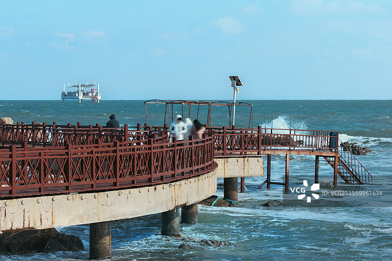 烟台养马岛-獐岛附近图片素材