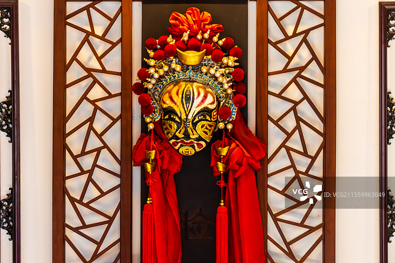 戏剧脸谱-兴化成家大司马府图片素材