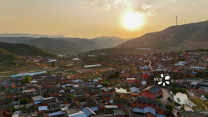 迤沙拉民族村图片素材