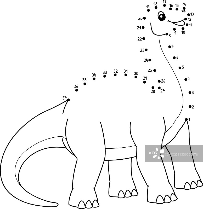 点对点的雷龙恐龙动物，孤立图像图片素材