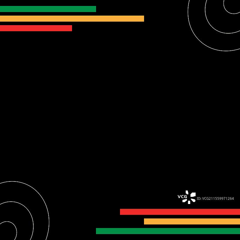 六月节海报方形边框背景图片素材