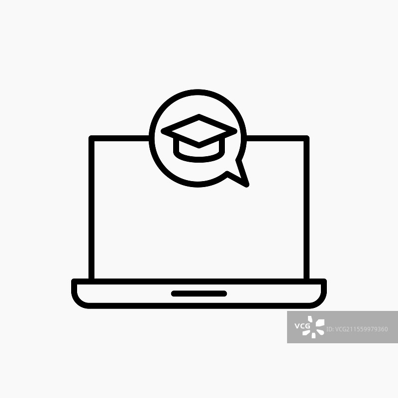 电子学习图标 简约图标图片素材