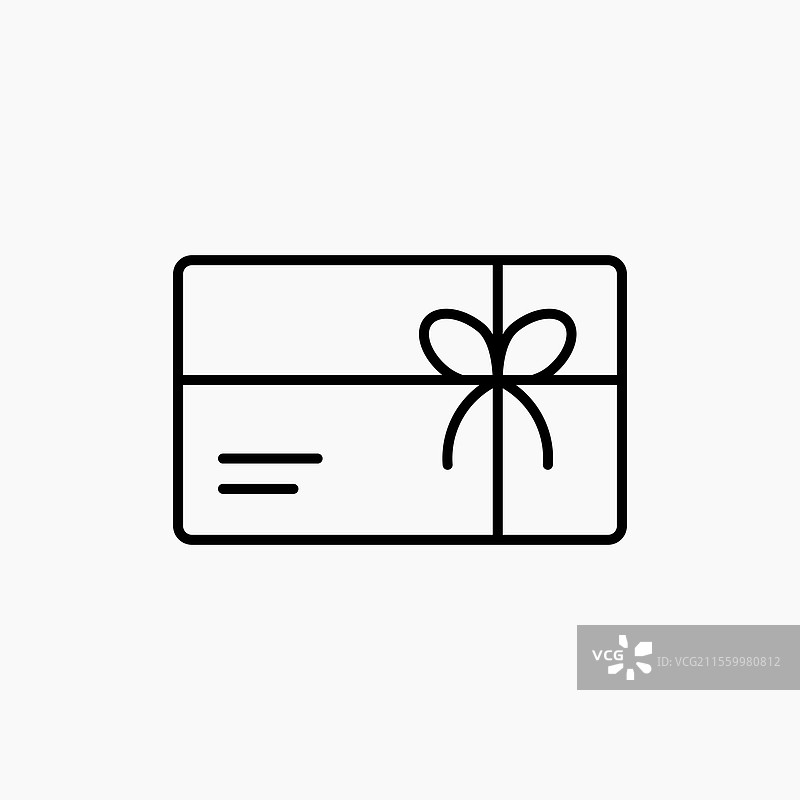 礼品券图标 简约图标图片素材