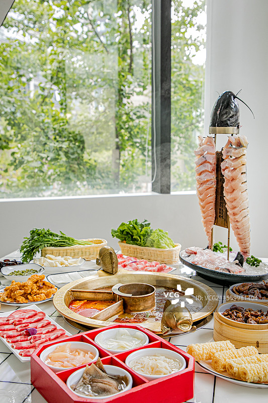 鱼肉火锅清江鱼鲜鱼火锅鲜椒酱椒麻鱼青花椒鱼鱼肉火锅鱼头火锅鱼汤炖鱼水煮鱼图片素材