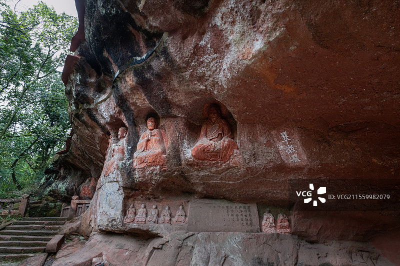 江南第一石窟《通天岩》图片素材