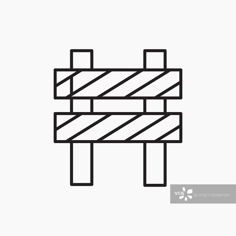 路障图标 简单图标图片素材
