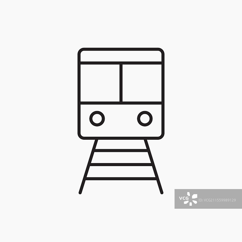 地铁图标 简单图标图片素材