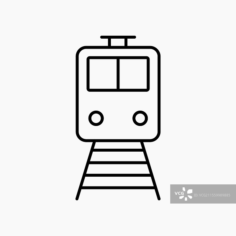 火车图标 简单图标图片素材