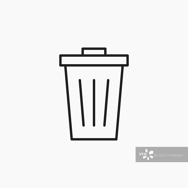 垃圾图标 简单图标图片素材