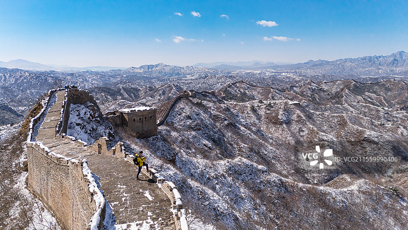 万里长城，万里江山图片素材