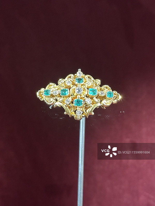 上海历史博物馆V MUSE珍藏珠宝展之胸针图片素材