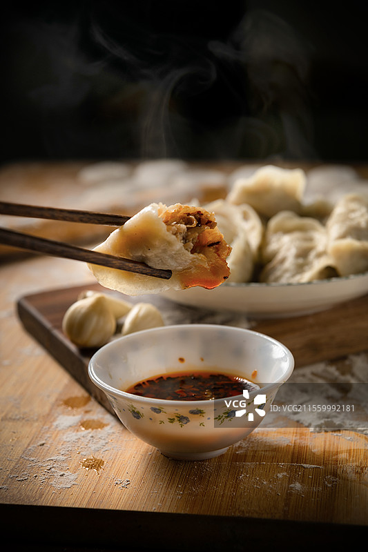 东北饺子图片素材