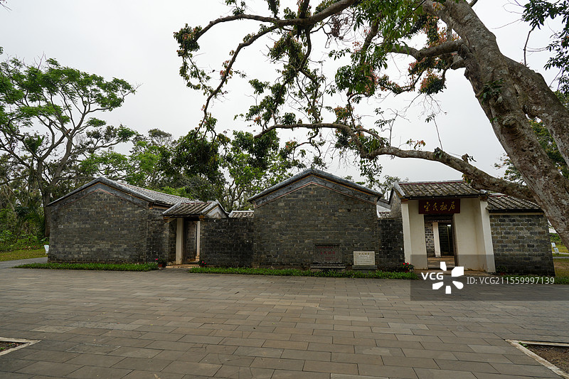 宋庆龄宋美龄宋氏祖居全景图片素材