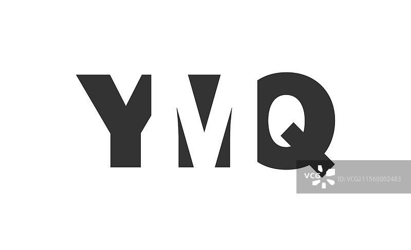 ymq标志设计，字母y m q，粗体字型图片素材