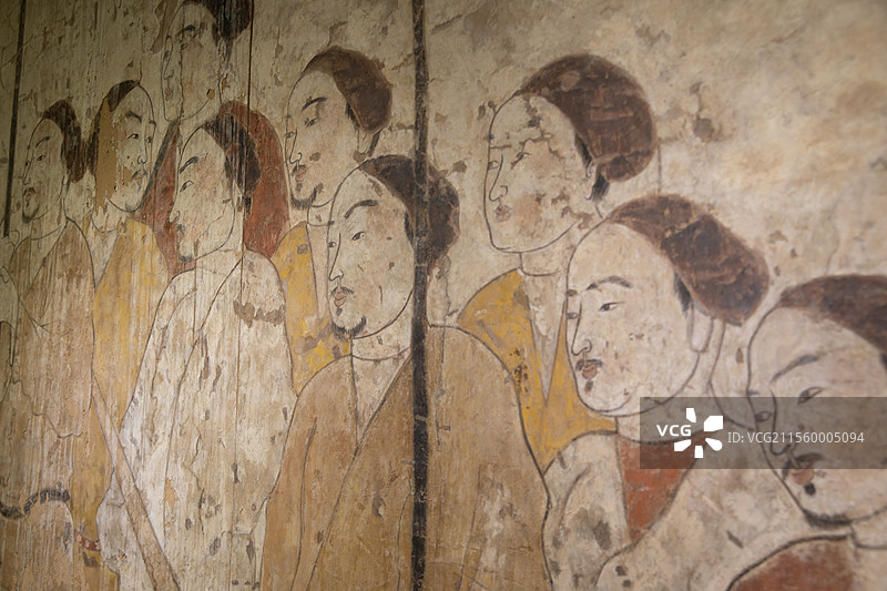 北齐徐显秀墓仪仗图图片素材