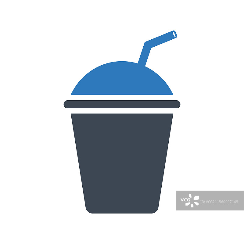 冷饮图标 冰咖啡奶昔图标图片素材