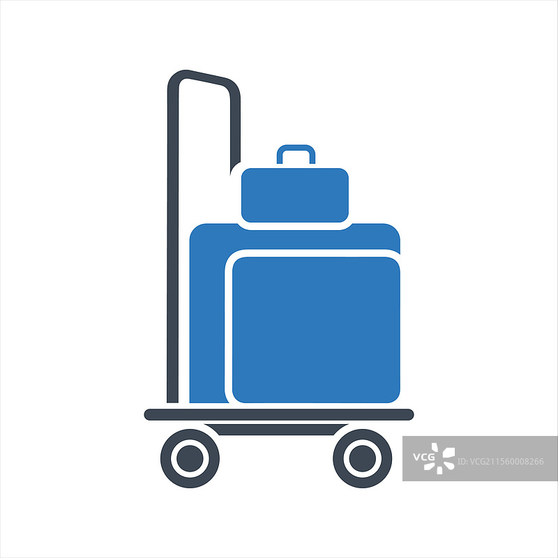 平台车图标 行李车图标图片素材